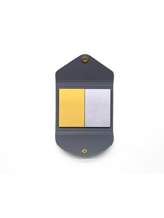 Yamama Sticky notes - Grey cover with Gold and Silver notes Yamama Sticky notes - Grey cover with Gold and Silver notes