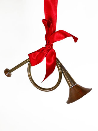 Vintage Kleine kersttrompet