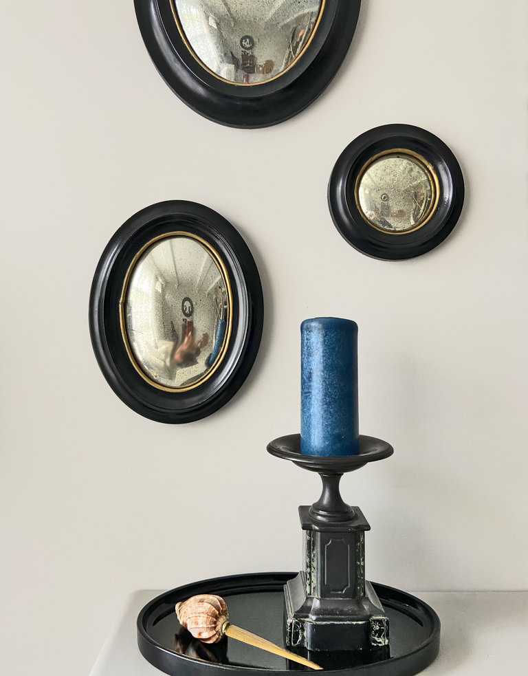 19th Century Witch Mirror Oval medium