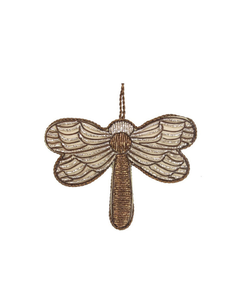 Dragonfly beaded ornament