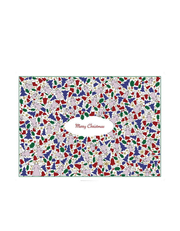 Paper placemats - Curiosa Cabinet Christmas  - 30 sheets