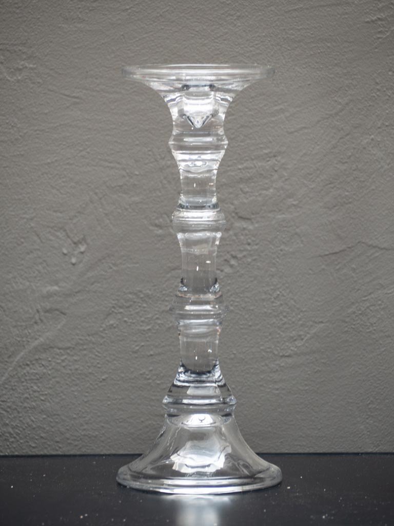 Glass candlestick 30 centimeter