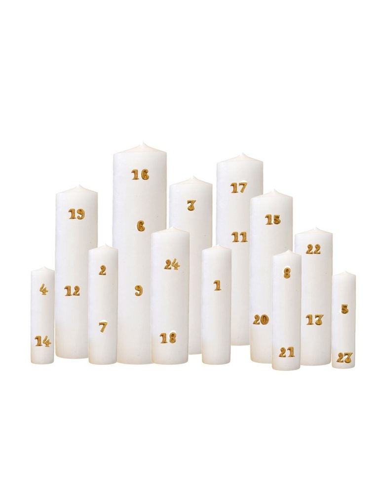Boncoeurs Kaarsen decoratie - Advent kalender
