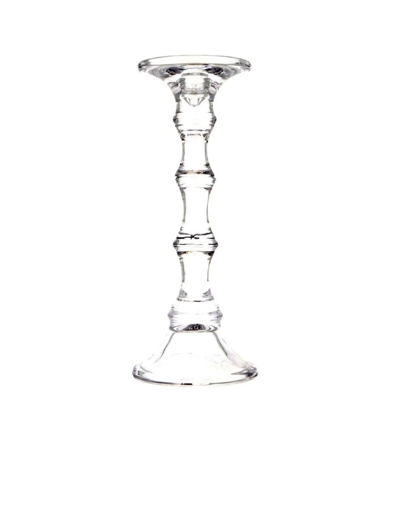 Glass candlestick 30 centimeter