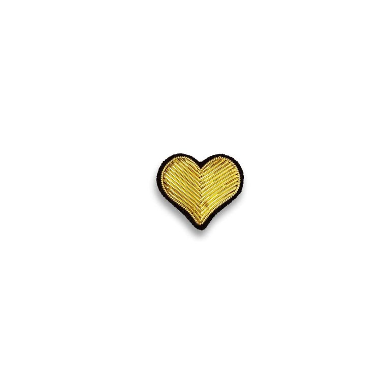 Macon & Lesquoy Brooch - Gold Heart