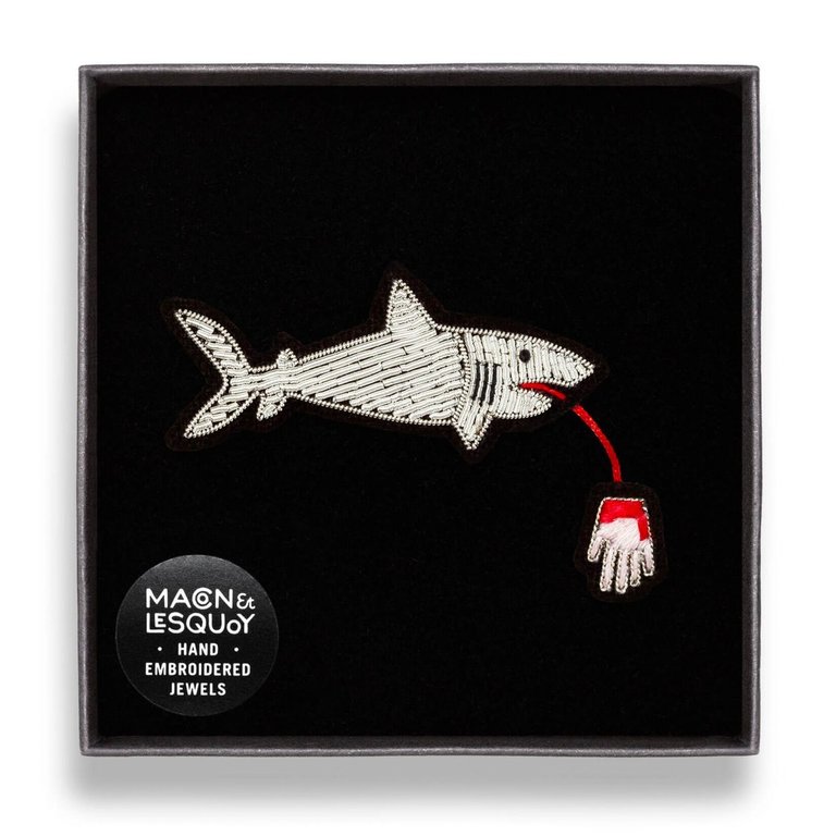 Macon & Lesquoy Brooch - shark