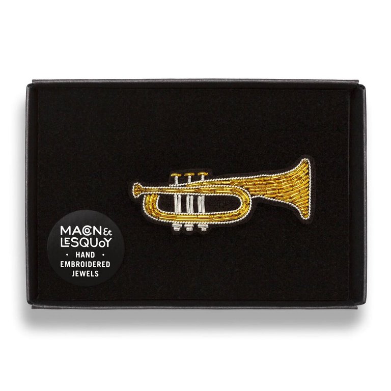 Macon & Lesquoy Trumpet brooch