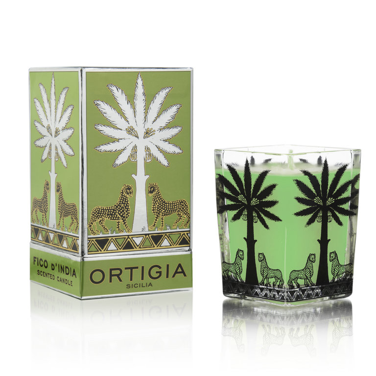 Ortigia Ortigia tall square perfumed candle