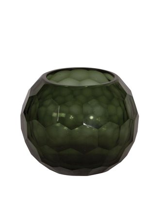 Green glass candle holder Green glass candle holder
