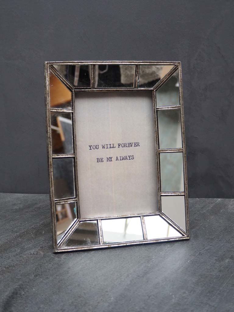 Picture photo frame with mirrors (10x15cm)