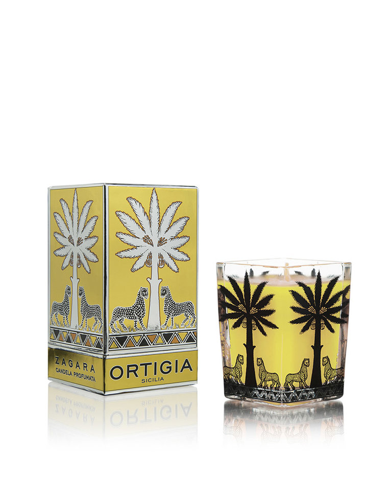 Ortigia Ortigia tall square perfumed candle