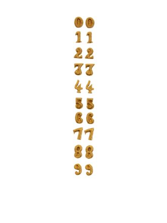 Boncoeurs Birthday number candle pins set Boncoeurs Birthday number candle pins set
