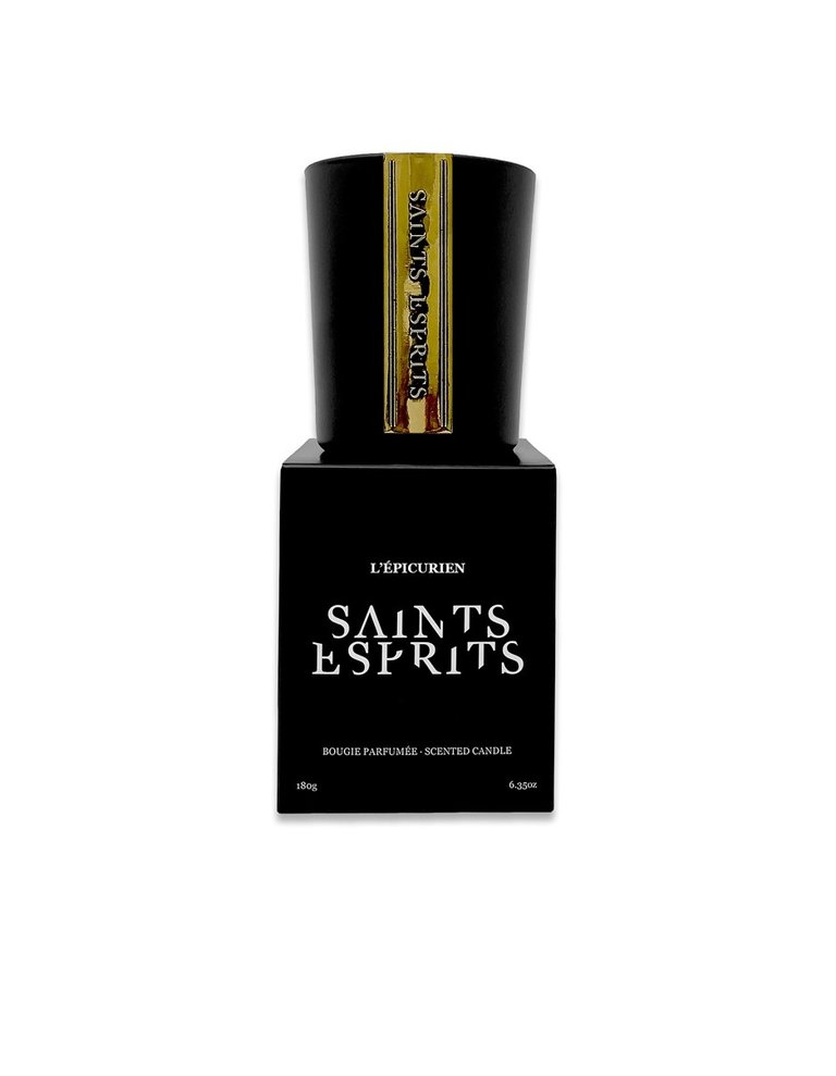 Saints Esprits Scented candle  - The Epicurian -L'épicurien - tobacco leaf & neroli (180 g)