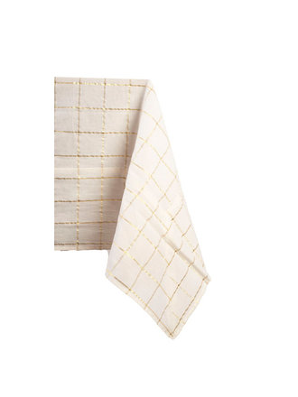 Boncoeurs Tafelkleed - 170 x 250 - lurex tegel Boncoeurs Tafelkleed - 170 x 250 - lurex tegel