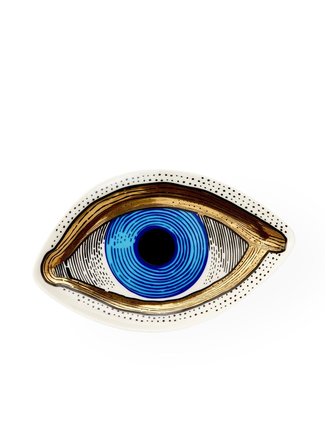 Jonathan Adler Blauw en goud oog  - schaaltje - Enkel Jonathan Adler Blauw en goud oog  - schaaltje - Enkel
