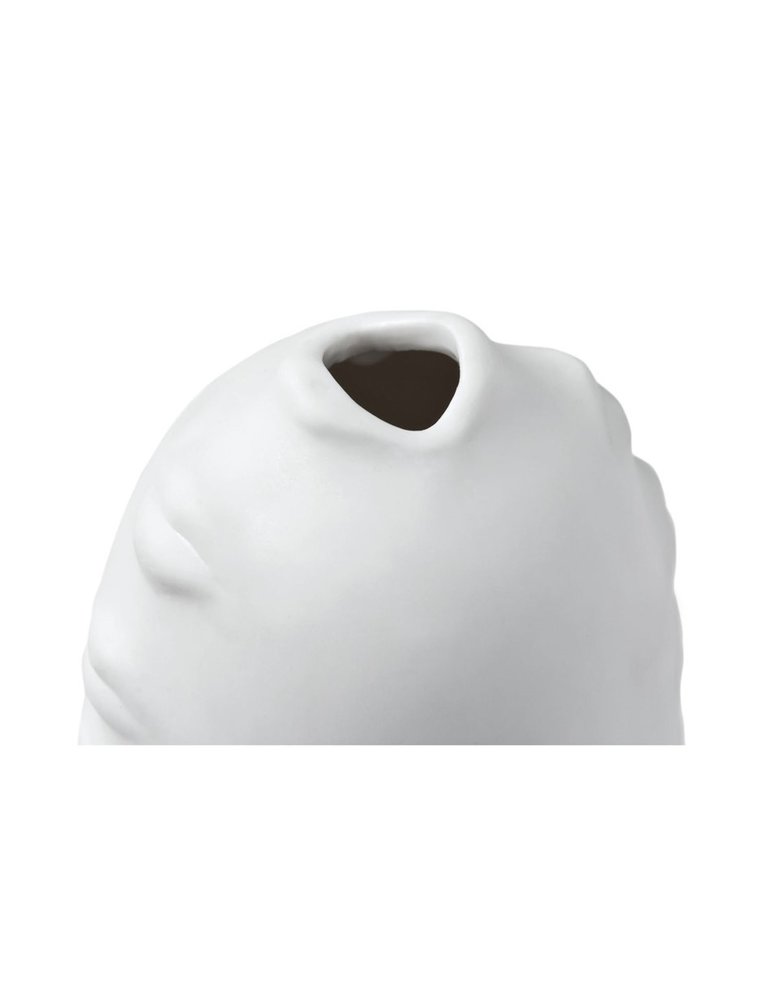 Jonathan Adler White porcelain Gala lips vase