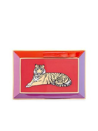 Jonathan Adler Safari rechthoekig tijger schaaltje Jonathan Adler Safari rechthoekig tijger schaaltje