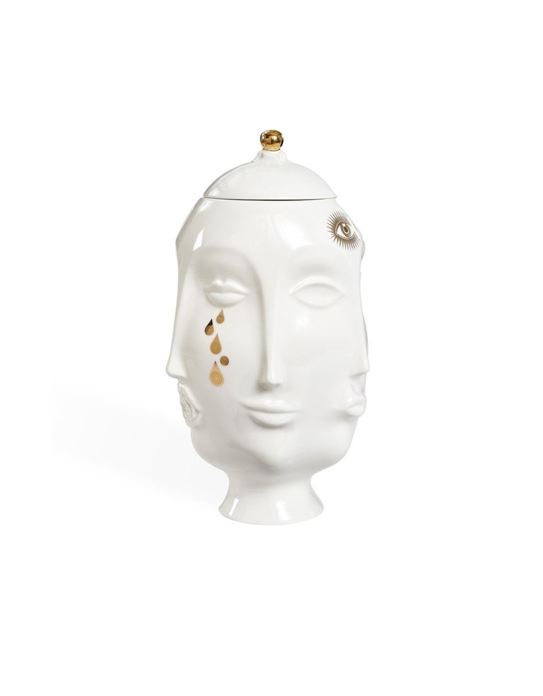 Jonathan Adler Vergulde Muse Frida vaas