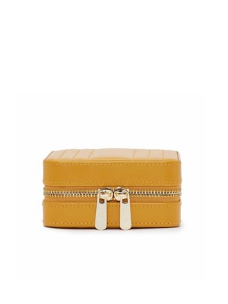 WOLF Travel jewerly box- Maria - square - Yellow WOLF Travel jewerly box- Maria - square - Yellow