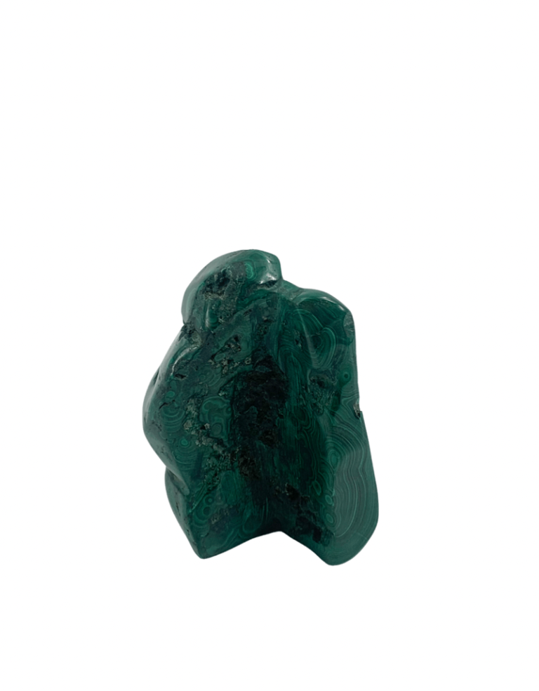 Piece of polished malachite  (I)