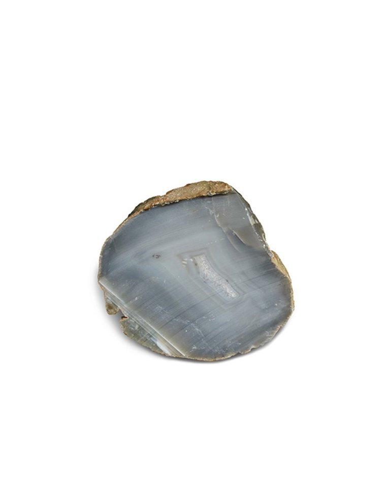 Piece of natural, rough grey agate