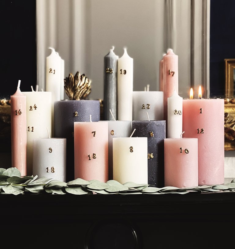 Boncoeurs Kaarsen decoratie - Advent kalender