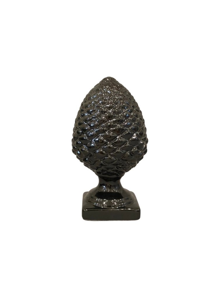 Agata Treasures Black pinecone ' Villa'  - 15 cm