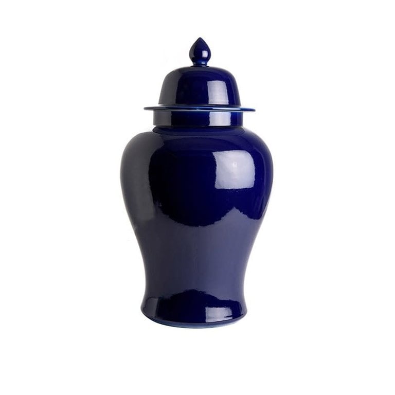 Sapphire blue Temple jar