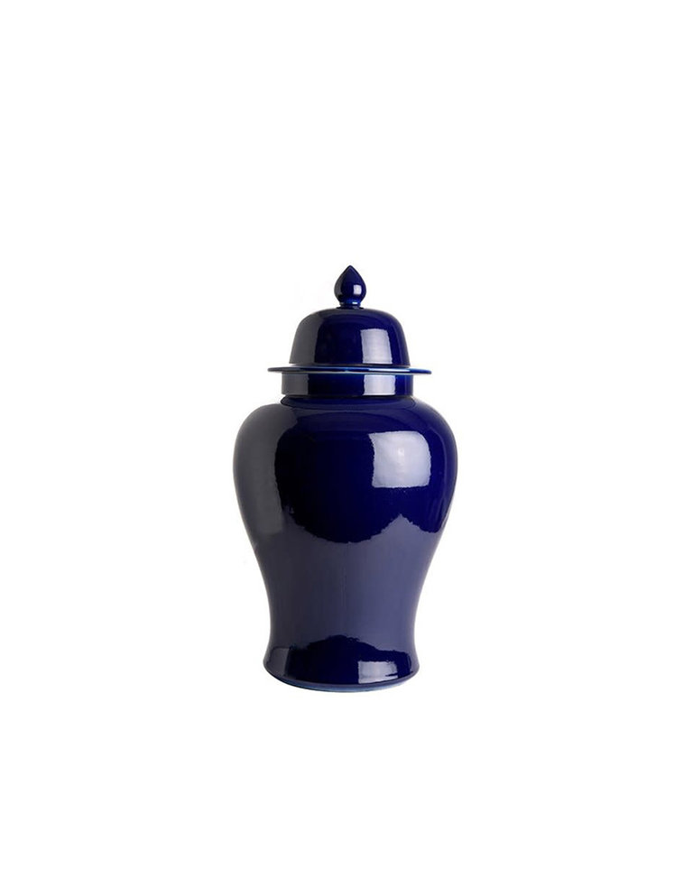 Sapphire blue Temple jar