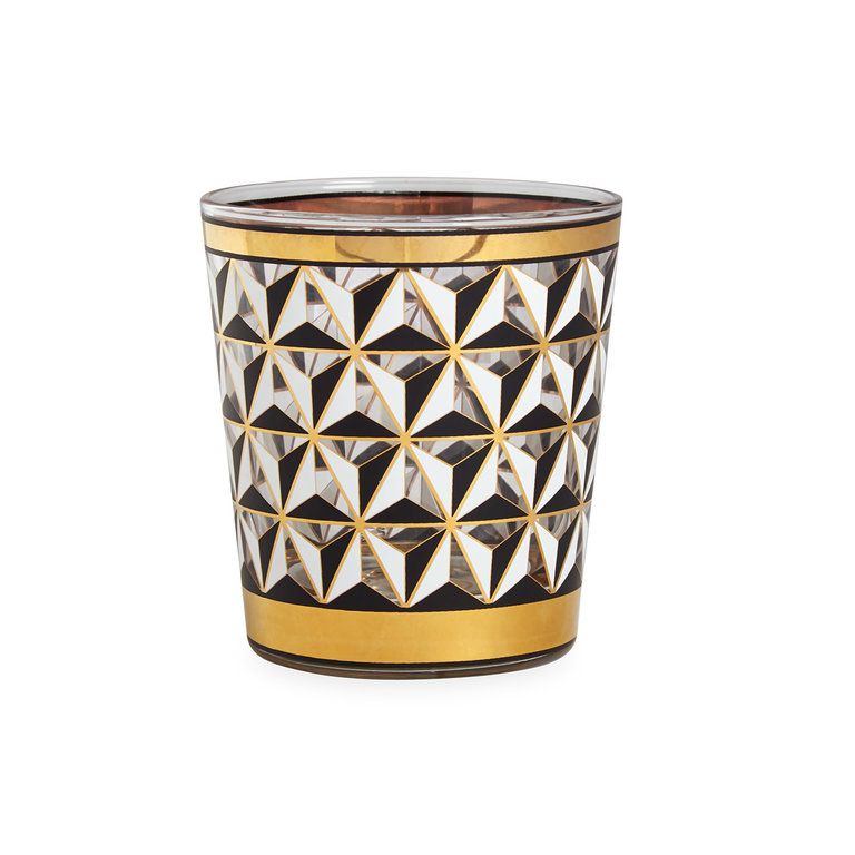 Jonathan Adler Zwart/witte Versailles glazenset