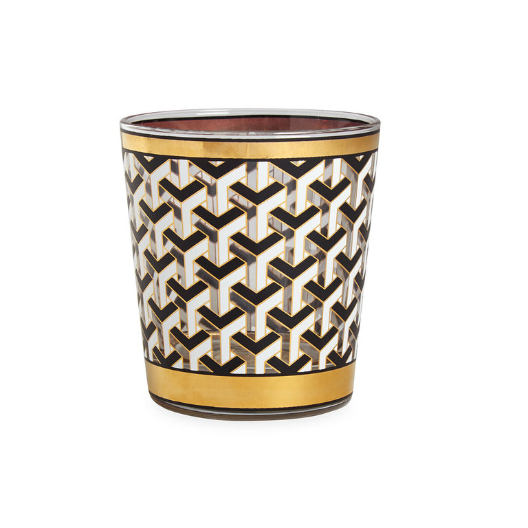 Jonathan Adler Zwart/witte Versailles glazenset