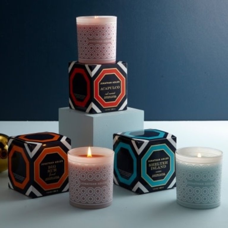 Jonathan Adler Jet Set Candle - Acapulco - Red