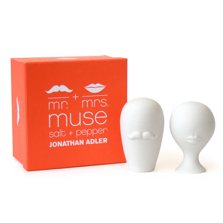Jonathan Adler Mr & Ms Muse Salt and pepper shakers