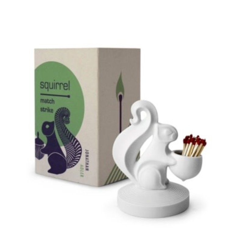 Jonathan Adler Squirrel Match strike - white