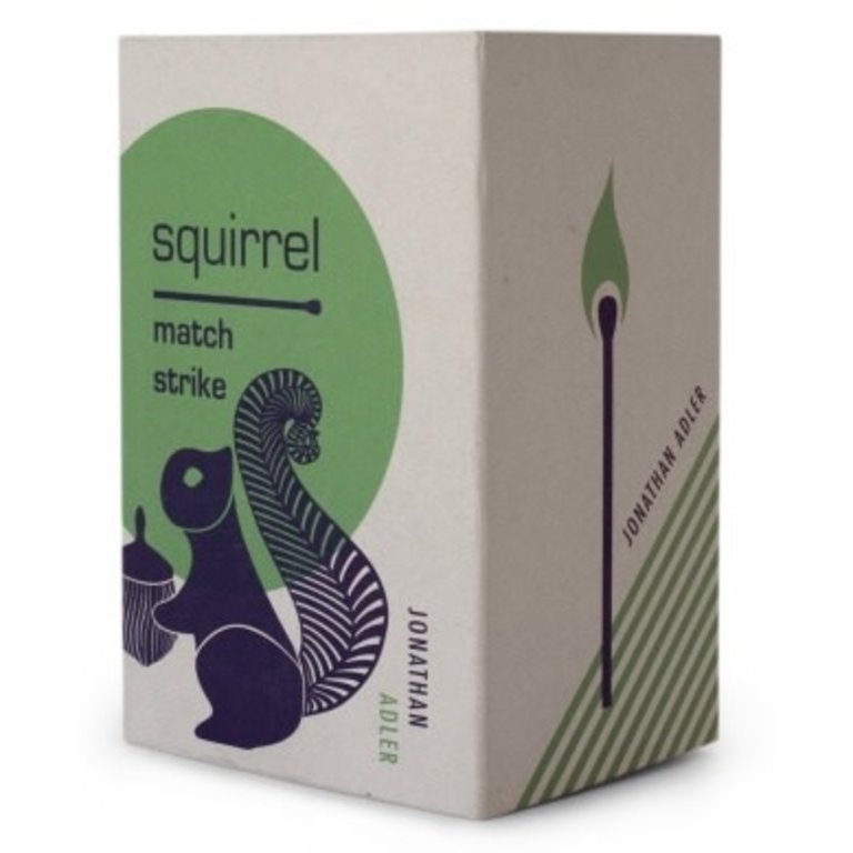 Squirrel Match strike - white - Curiosa Cabinet