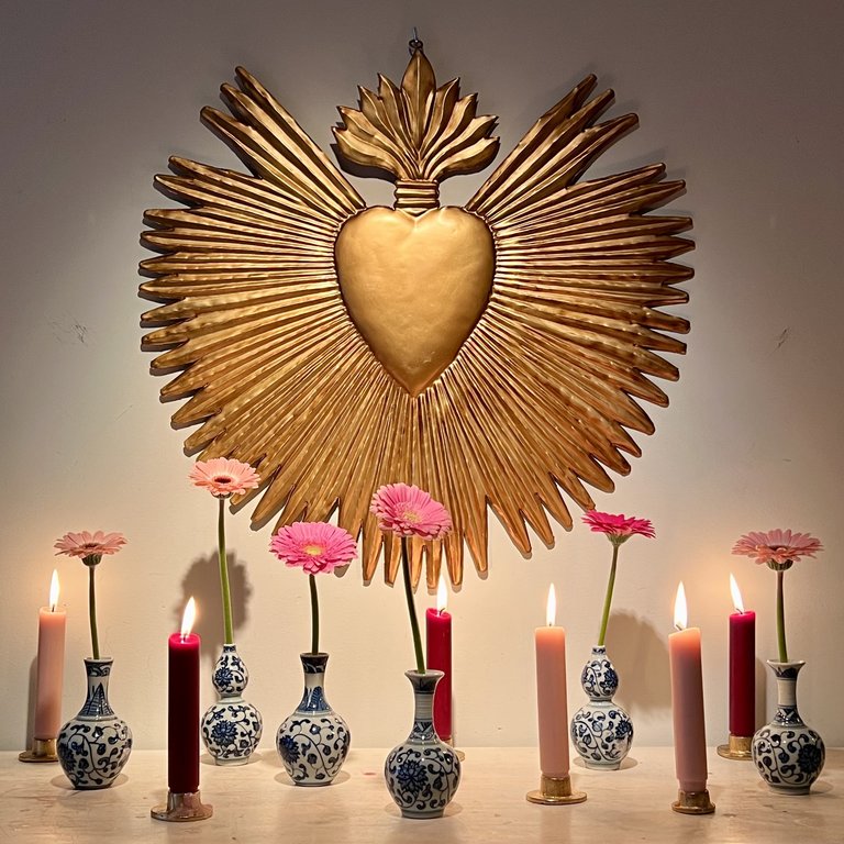 Boncoeurs Grote 'Sacré Coeur Imperial' muur decoratie