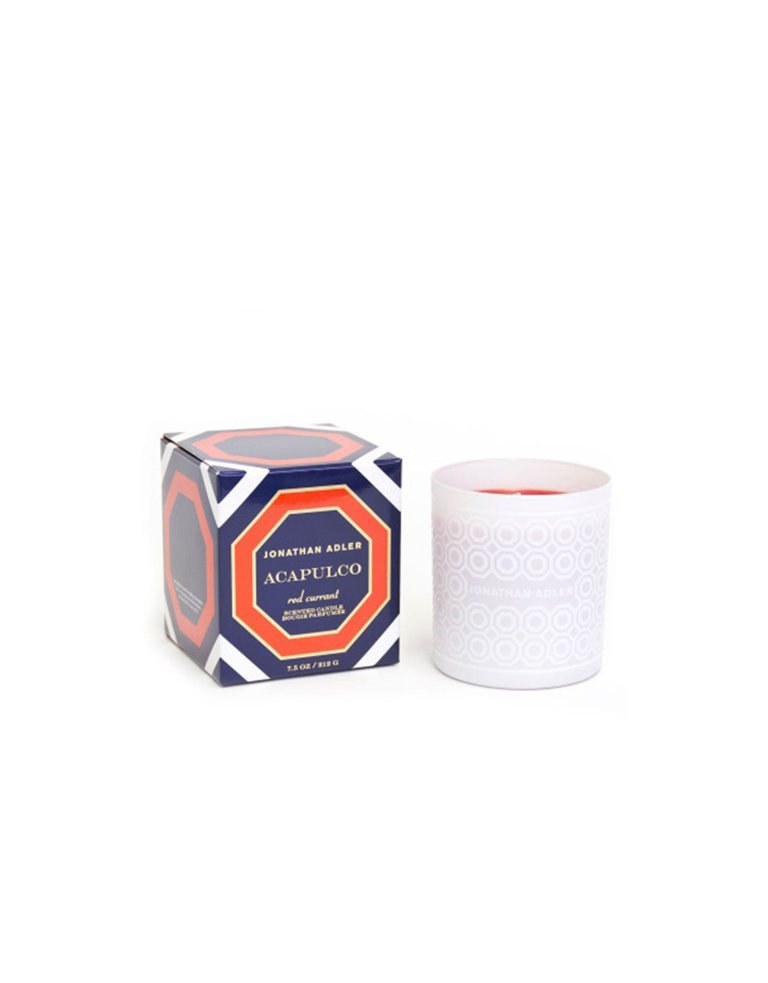 Jonathan Adler Jet Set Candle - Acapulco - Red