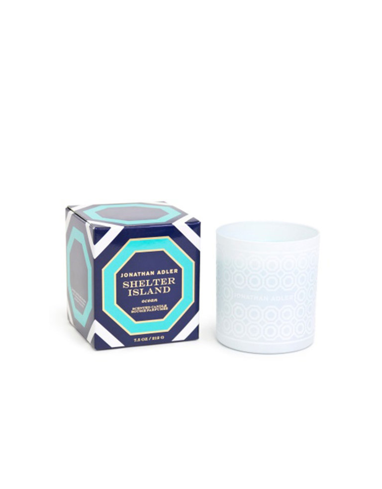 Jonathan Adler Jet Set Kaars- Shelter Island - Aqua