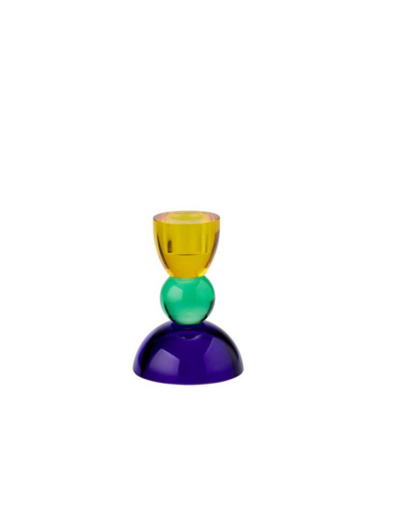 Giftcompany Crystal candle holder - three color combinations