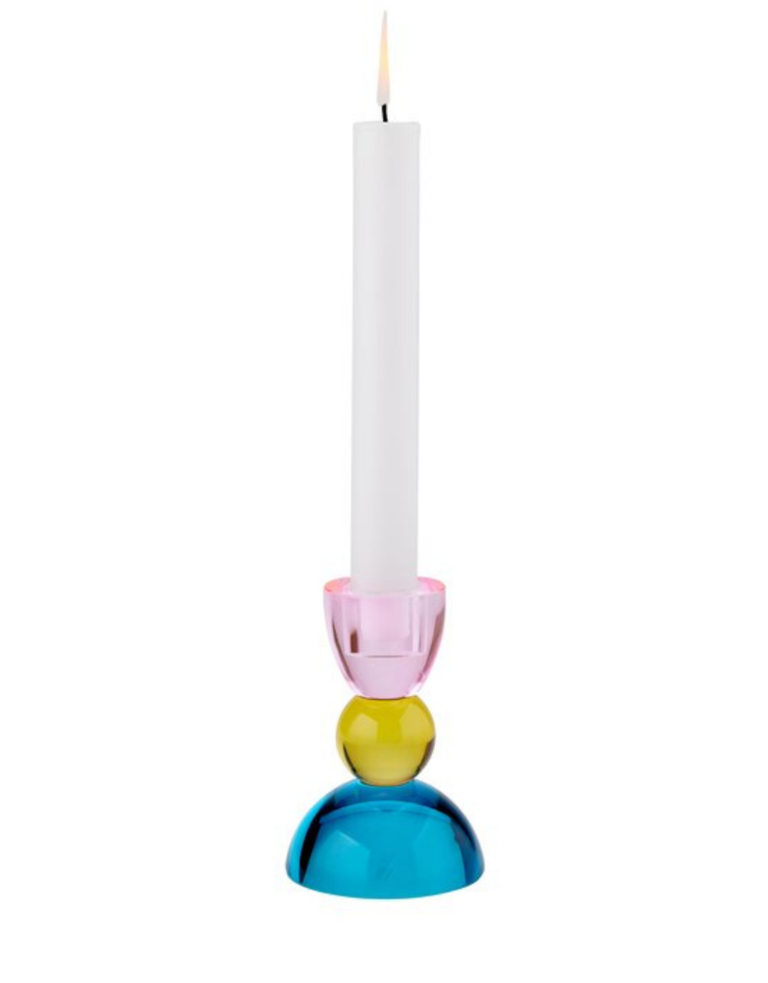 Giftcompany Crystal candle holder - three color combinations
