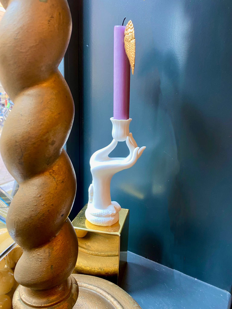 Jonathan Adler Eve Candle holder - white