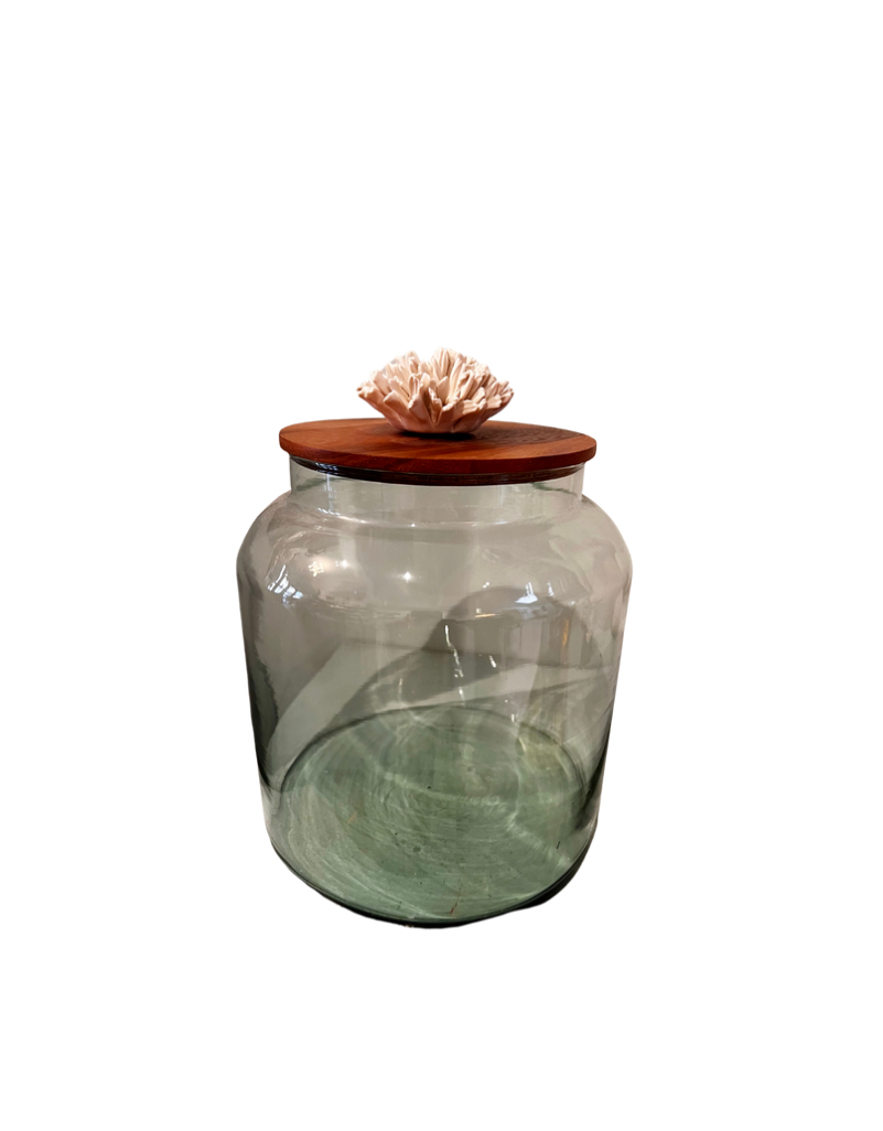 Tall Glass Jar & Lid