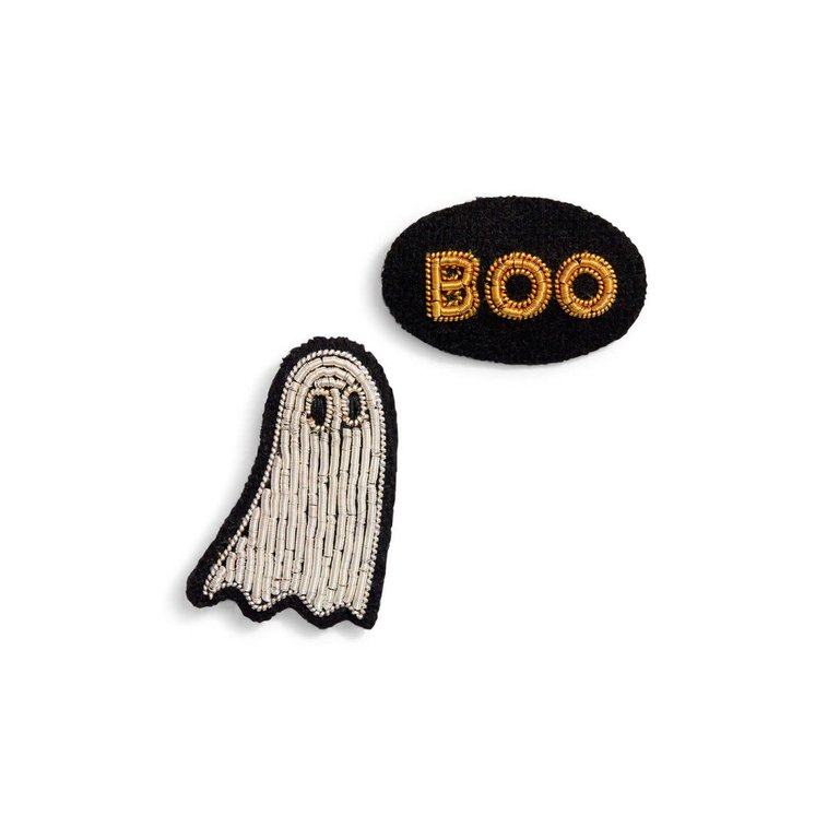 Macon & Lesquoy Two brooches - Ghost + Boo