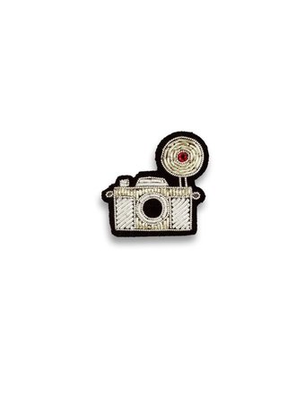Macon & Lesquoy Brooch - Silver Camera Macon & Lesquoy Brooch - Silver Camera