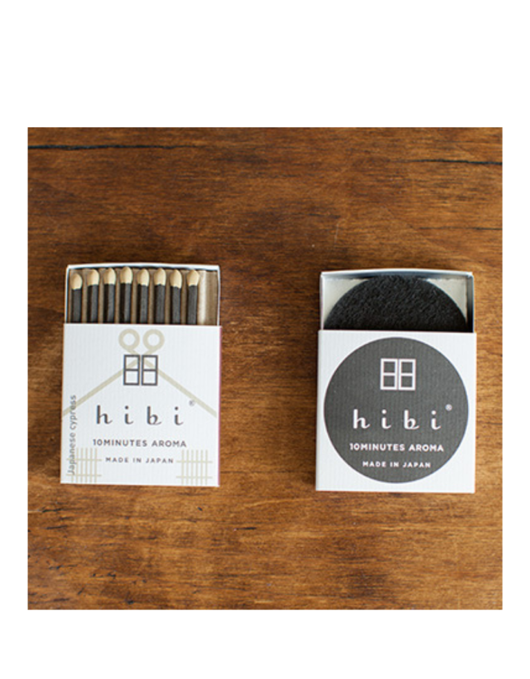 Hibi 10 minute aroma matches - 3 Japanese scents