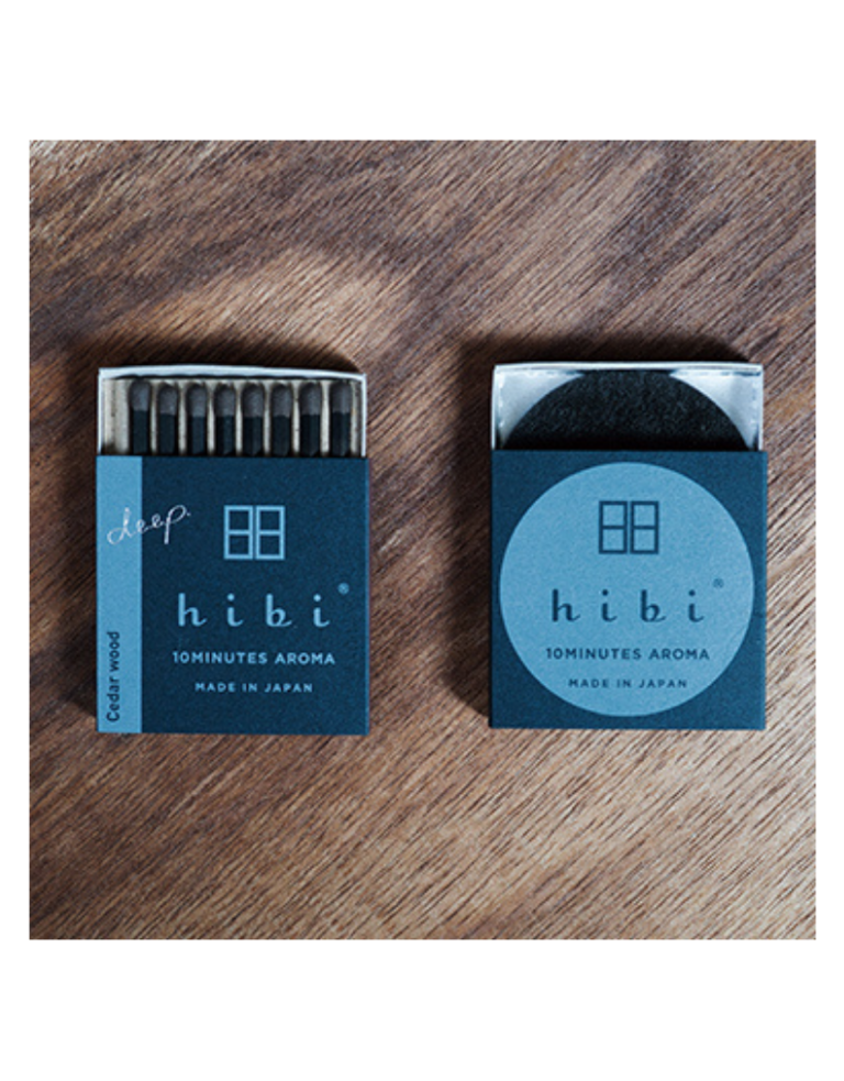 Hibi Hibi 10 minute aroma matches - Deep scents