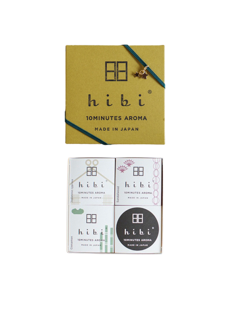 Hibi Hibi yellow Gift box -  3 Japanse fragrances