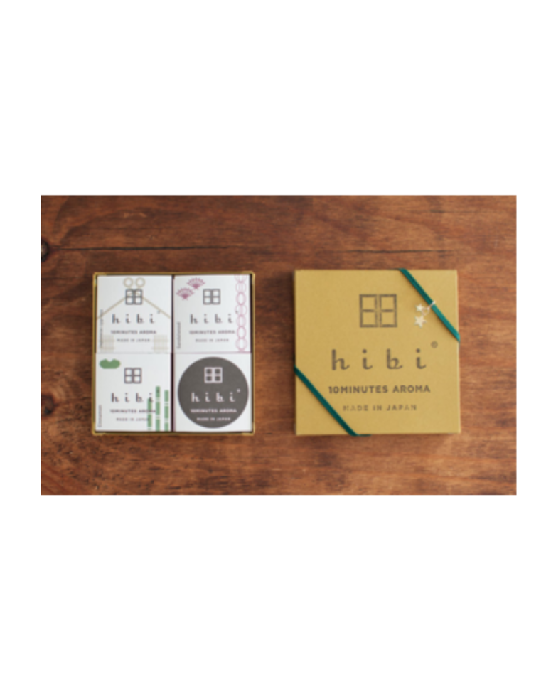 Hibi Hibi gele gift box  -  3 Japanse geuren