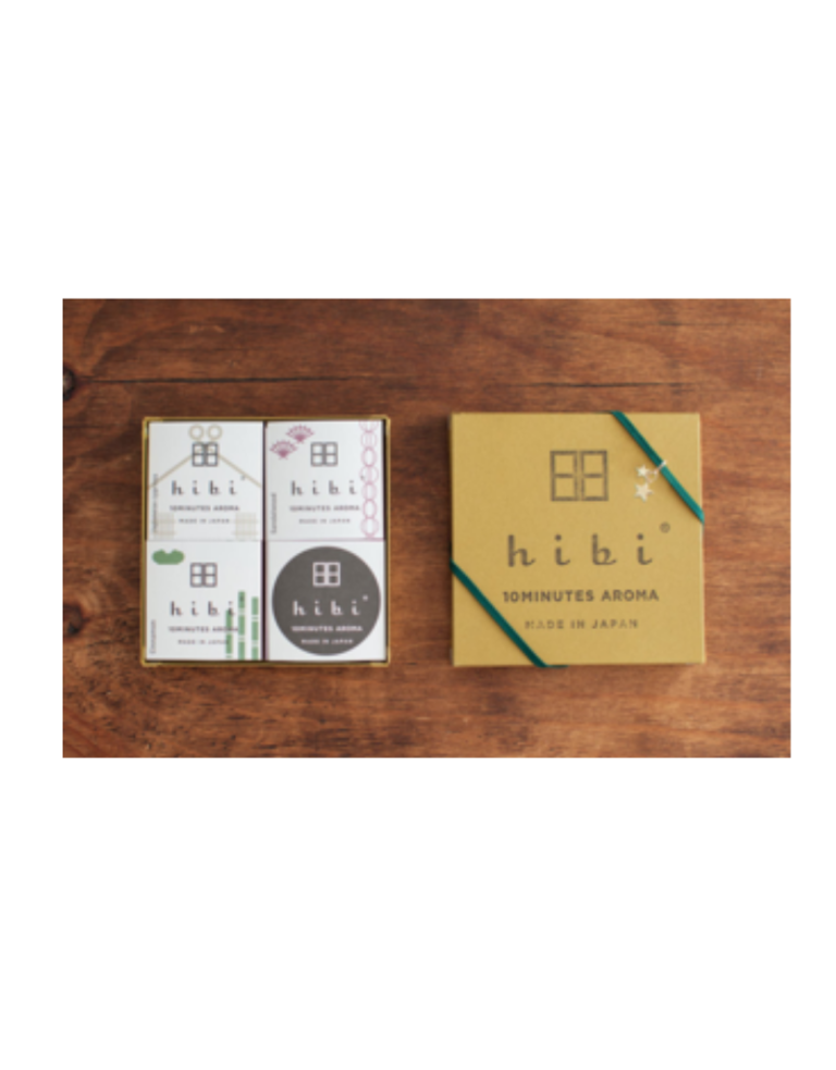 Hibi Hibi yellow Gift box -  3 Japanse fragrances