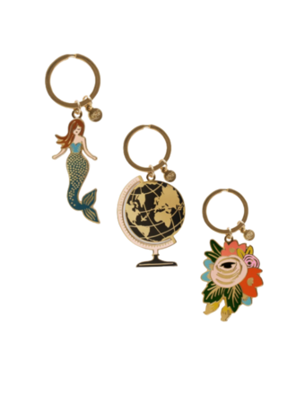 Rifle Paper Co. Enamel keychain - 3 designs Rifle Paper Co. Enamel keychain - 3 designs